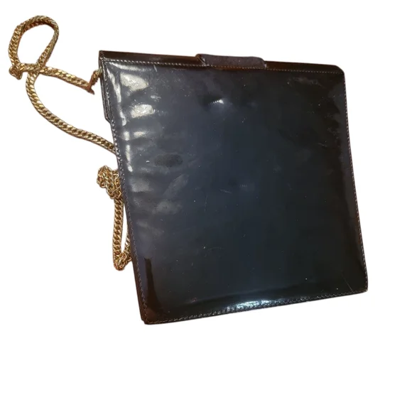 Very Rare Authentic Gucci Black Leather Shoulder Bag - Picture 3 of 9